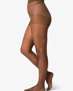 panty's glans transparant 20denier - 4 stuks bruin
