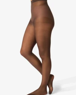 panty's mat halfdoorschijnend 20denier - 4 stuks bruin