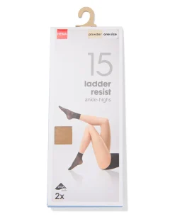 pantysokken anti-ladder mat 15denier - 2 paar