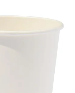 papieren bekers 250ml wit - 20 stuks