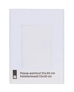 passepartout A4 wit