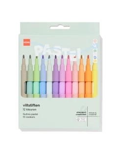 pastelstiften - 12 stuks