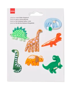 patches letter klapkrat dino