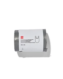pedaalemmerzakken 10L gerecycled plastic - 40 stuks