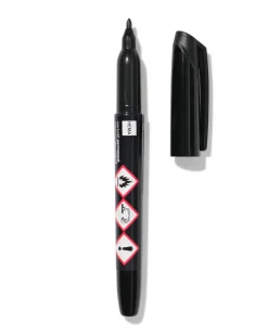 permanent marker zwart