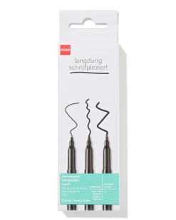 permanente markers 0.5-1-2mm - 4 stuks