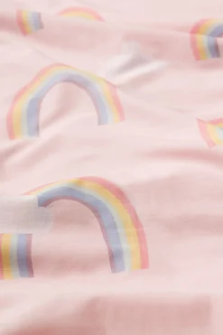 peuterdekbedovertrek 120x150cm zacht katoen regenbogen