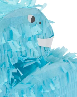 piñata dino blauw