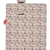 picknickkleed 150x180cm bloemen roze