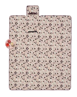 picknickkleed 150x180cm bloemen roze