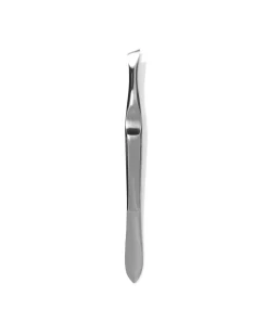 pincet schuine punt rvs