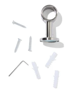 plafondsteun 6cm voor roede 29mm rvs