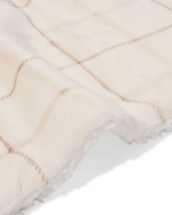 plaid 130x150cm sherpa natural