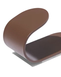 plakhaak 5x2.5cm rvs bruin - 2 stuks
