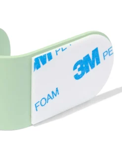 plakhaken 2.5x5cm rvs groen - 2 stuks