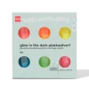 plakkaatverf glow in the dark - 6 stuks