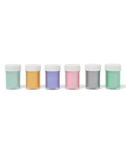 plakkaatverf metallic - 6 stuks