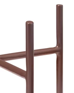 plantenstandaard ⌀17.4x13.7cm metaal taupe