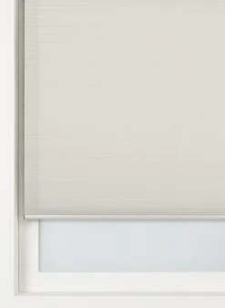 plisse dubbel lichtdoorlatend witte achterzijde beige - HEMA