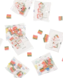 regenboog zure matjes uitdeelzak - 10 stuks