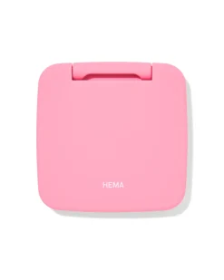 reisspiegel 7.2x1x7.2cm roze