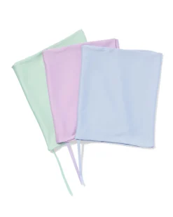 rekbare boekenkaft pastel - 3 stuks