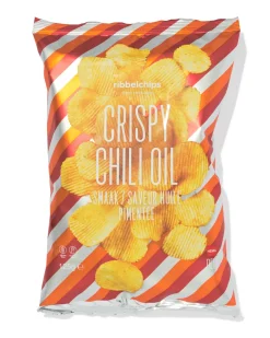 ribbelchips crispy chili olie 125g