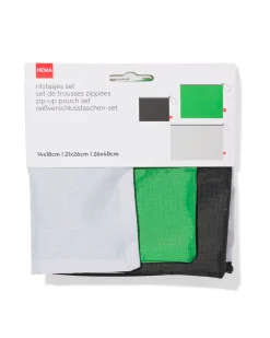 ritstasjes S+M+L - 3 stuks