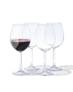 rodewijnglazen 430ml - 4 stuks