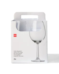 rodewijnglazen 430ml - 4 stuks
