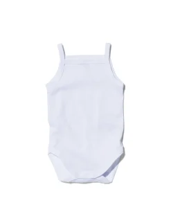 romper organic katoen stretch - 2 stuks wit