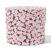 ronde doos S ⌀11x9cm karton bloemen