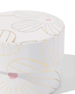 ronde doos XS ⌀5.5x4cm karton bloemen