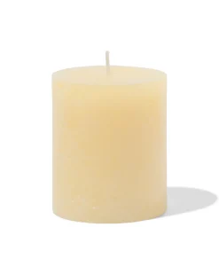 rustieke kaarsen lichtgeel
