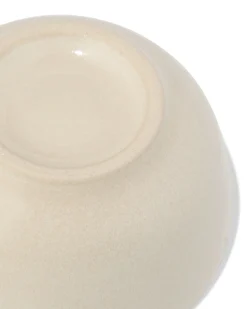 schaaltje Ø7cm Puur aardewerk gebroken wit