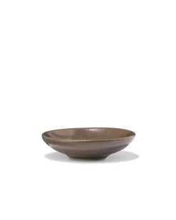 schaaltje Ø8cm Puur aardewerk donkerbruin
