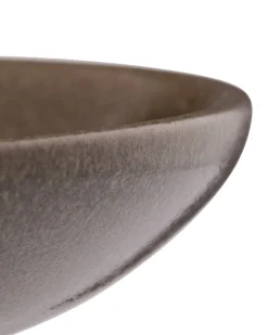 schaaltje Ø8cm Puur aardewerk donkerbruin
