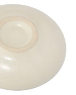 schaaltje Ø8cm Puur aardewerk gebroken wit