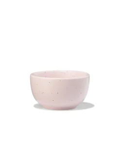 schaaltje Ø7cm Trend aardewerk roze spikkel