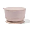 schaaltje met afneembare zuignap en deksel beige