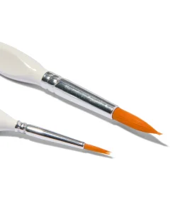 schilderpenselen met ronde punt - 5 stuks
