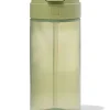 schoolbeker met rietje 300ml groen