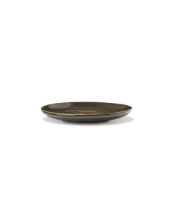 schotel Ø14.1cm Puur aardewerk donkerbruin