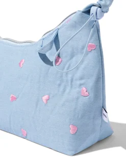 schoudertas denim hart