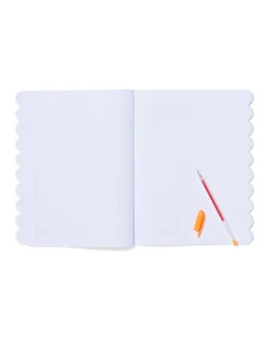 schrift 25.5x20cm lijnen roze