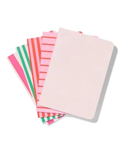 schriften A6 gelinieerd - 5 stuks