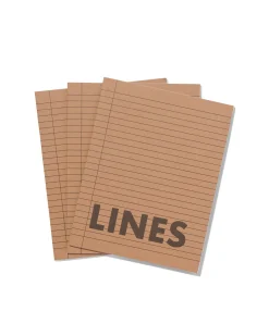 schriften A5 gelinieerd - 3 stuks