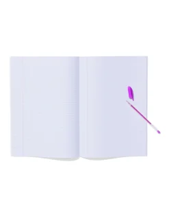 schriften A4 gelinieerd blauw - 3 stuks