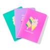 schriften A6 gelinieerd ijsjes - 3 stuks