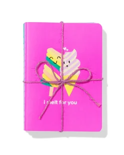 schriften A6 gelinieerd ijsjes - 3 stuks